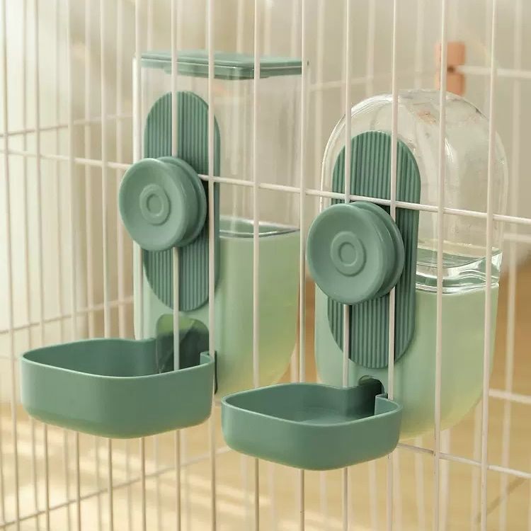 猫咪挂式饮水器自动狗狗挂笼子水壶宠物喂食机猫粮猫碗流动喝水器