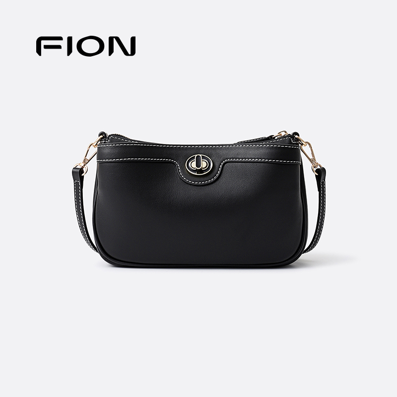 Fion/菲安妮女包2025新款方形包时尚小众手机包复古单肩斜挎包包