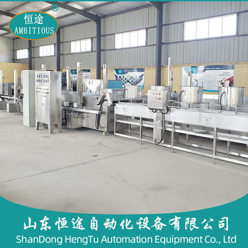 全自动油炸流水线 薯片锅巴加工生产设备厂家 酥肉成套线定制供应