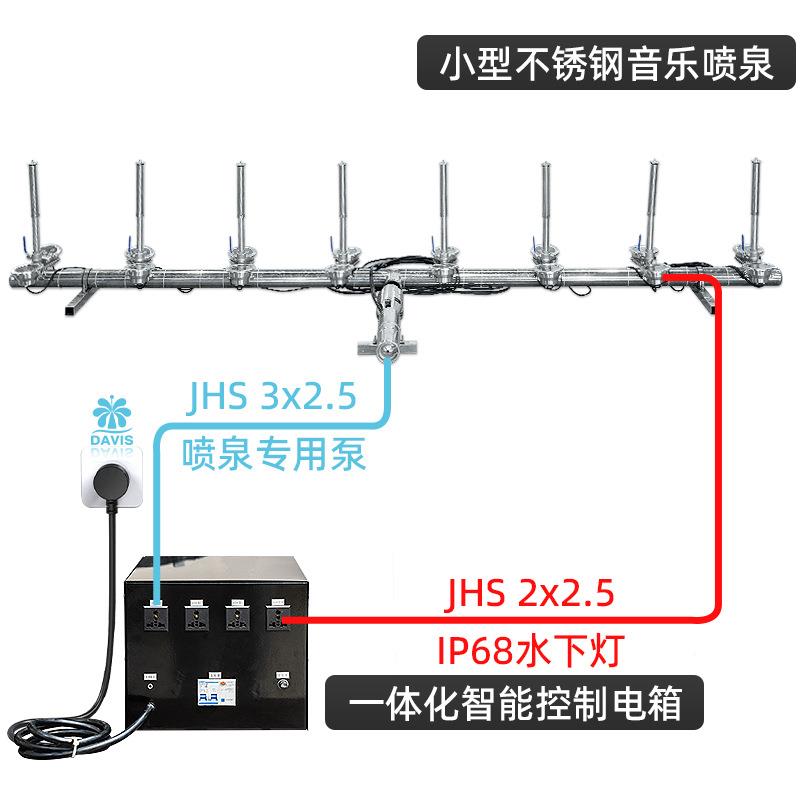 工839厂境内外安装跨设计不锈钢蘑菇音乐泉园广场水公池境插电喷
