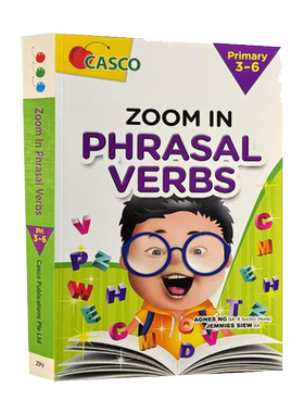 Casco Zoom in Phrasal Verbs for Primary 3-6年畅销书 新加英语 小学动词短语专项教辅英文原版 534页新加坡出版