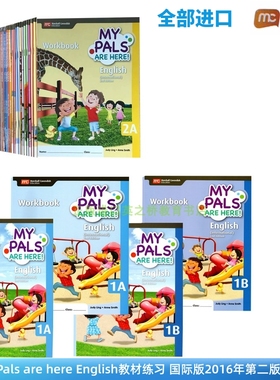 新加坡小学英语教材 My Pals are Here  English international 2nd edition 国际版第二版  课本和练习册学校教材 英文原版