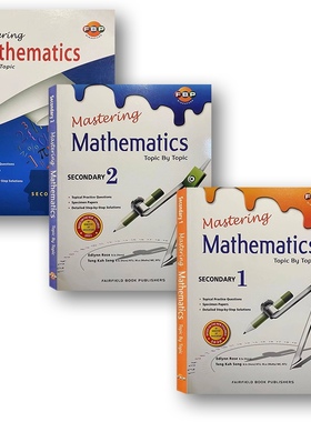 正版新加坡中学数学练习册Mastering Mathematics Topic By Topic 系列英文原版教辅