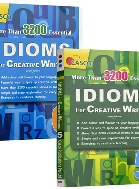 Casco IDIOMS For creative writing 新加坡英语 小学创造性写作成语惯用语习语五六年级教辅 新加坡书