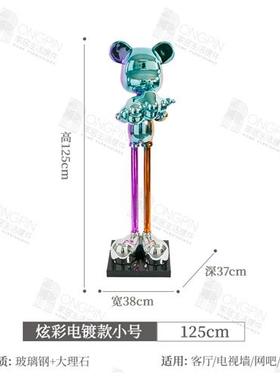 创意抽象人物雕塑摆件售楼处酒店样板间大型玻璃钢落地装置艺术品