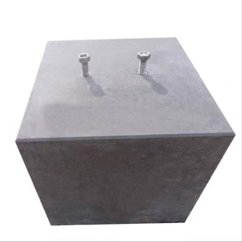 光伏水泥墩混凝土底座太阳能发电配重块基础圆形方形水泥垫块厂家