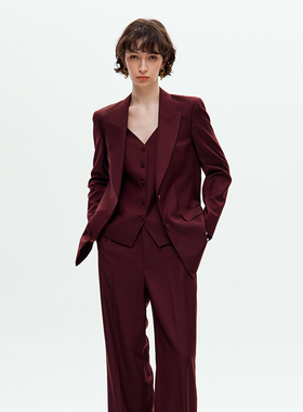 文咏珊/宣萱同款三件套 VER TOW西装套装女士设计师新款通勤西服