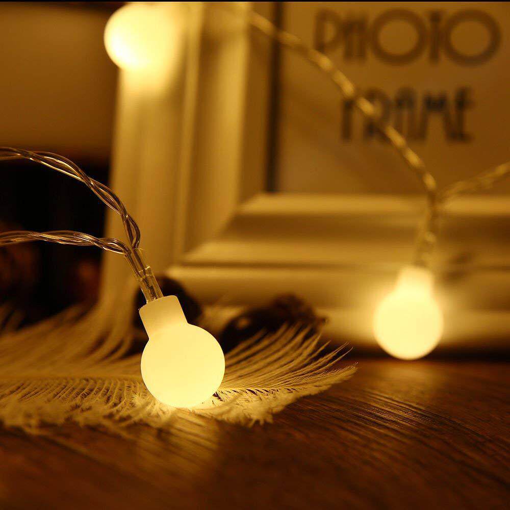 厂家低压8模式10米100LED圆球灯串带遥控 UL美规29V英规31V