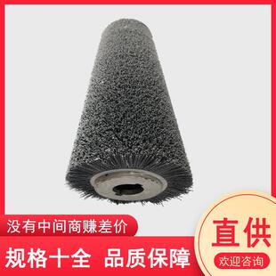 磨料丝刷辊钢丝毛刷辊去毛刺拉丝抛光辊不锈钢丝刷辊尼龙刷辊打磨