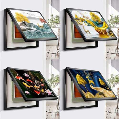 电表箱遮丑弱电箱遮挡多媒体信息网线盒简约盖板装饰免打孔