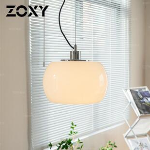 zoxy佐夕 云团吊灯北欧餐厅吧台玻璃复古卧室床头简约玄关入户灯