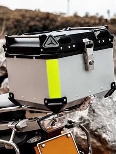 厂万普盾WANPUDUN摩托车铝合金尾箱后备箱踏板车电动车行李箱工库