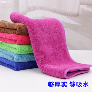 家政保洁专用抹布吸水不掉毛擦地板家用加厚家务清洁毛巾擦桌厨房