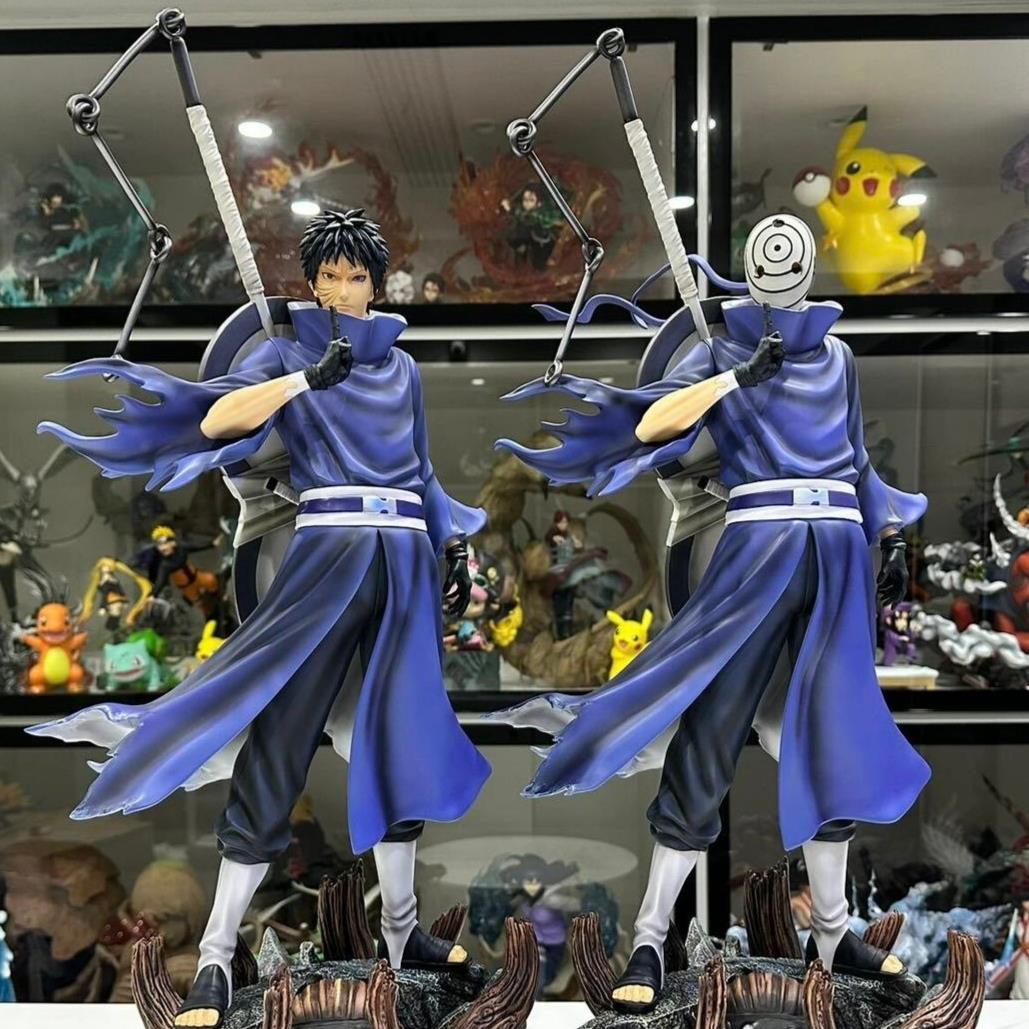 火影忍者周边超大号巨浪带土GK模型潮玩场景模型雕像桌面摆件礼物