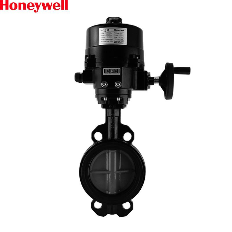 霍尼韦尔调节阀电动对夹蝶阀比例调节型开关模拟量水阀执行器