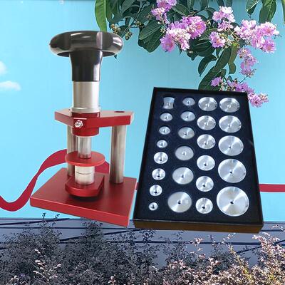 手表压盖机压底盖机 表后盖压合台式压表盖器 修表工具专用压表机