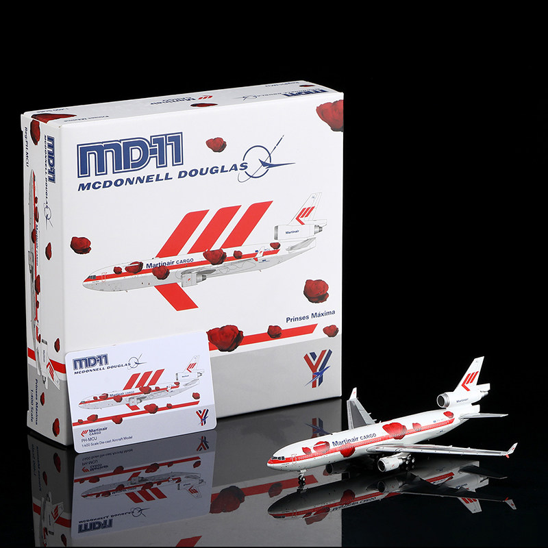 马丁航空MD-11合金客机飞机模型图片