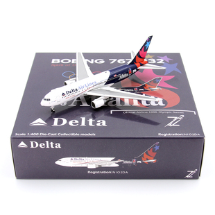 N102DA亚特兰大奥运会客飞机模型1 200 400 达美航空波音B767 Z²