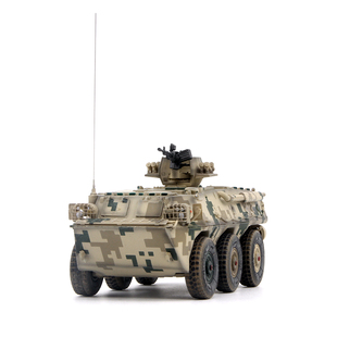 UNISTAR中国ZSL-92A轮式装甲输送车沙漠数码迷彩 6轮成品模型1/72