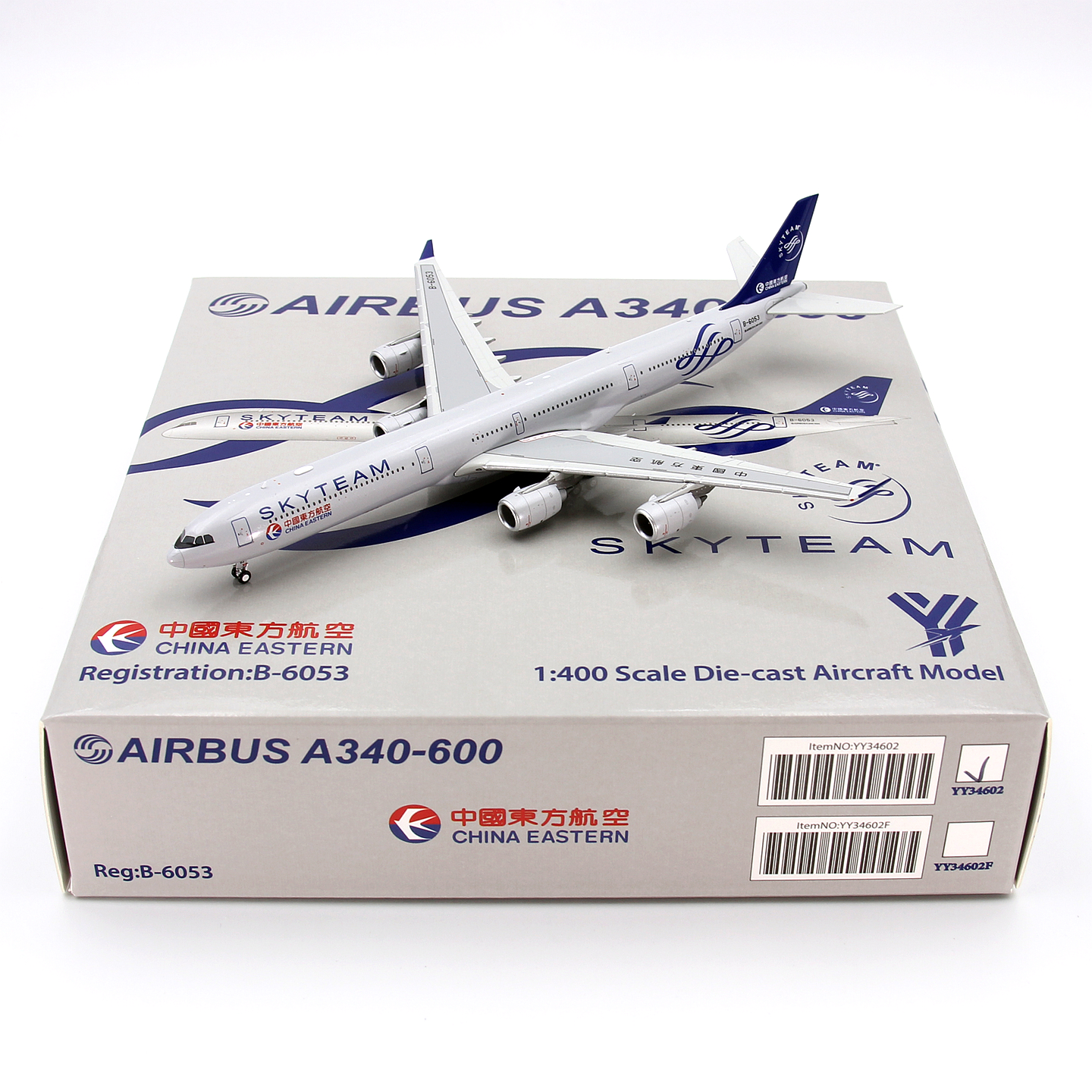 YY模型34602中国东方航空B-6053