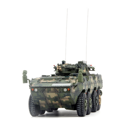 UNISTAR中国ZBL-08轮式步兵战车丛林数码迷彩 大八轮成品模型1/72