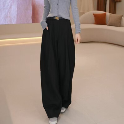 【商场同款】阿玛施弯刀休闲裤女