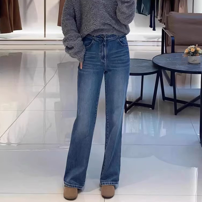【商场同款】阿玛施微喇牛仔裤女