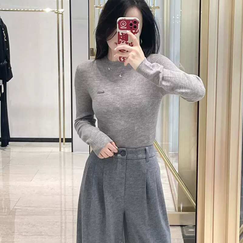 【商场同款】阿玛施修身针织衫女