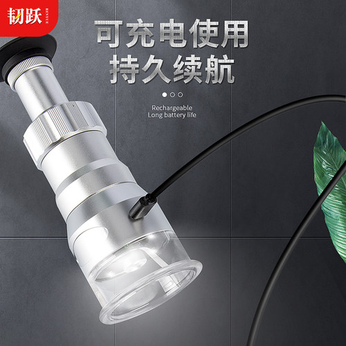 韧跃高清100刻度八十倍放大镜专业测量印刷网板邮票纺织品古玩鉴