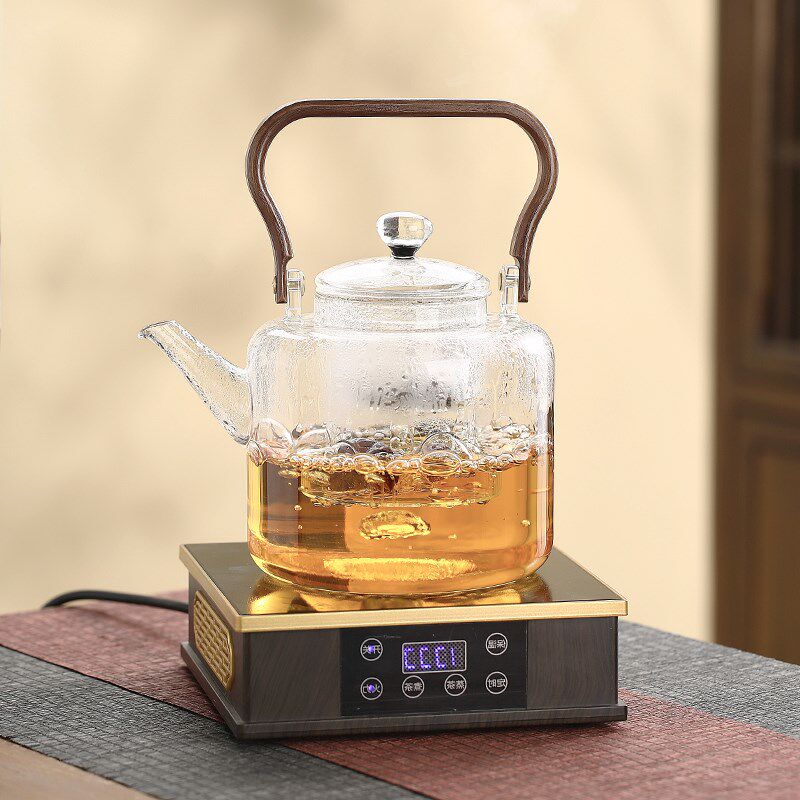 玻璃煮茶壶可明火电陶炉2026新款围炉耐高温提梁烧水壶2500ml茶具