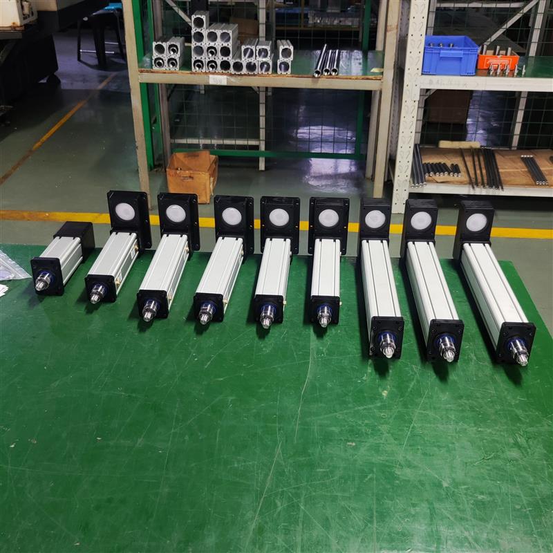 伺服电动缸大推力高精度直连折返500KG1吨伸缩推杆定制气缸替换图片