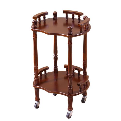 茶几麻将机麻将桌旁边角几加厚烟缸棋牌室茶楼专用配套木质茶水架