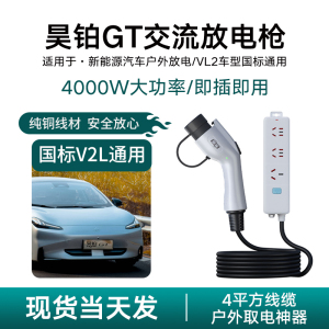 昊铂GT新能源汽车放电枪