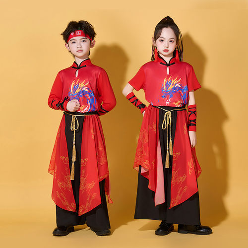 古典舞雪龙吟演出服中国