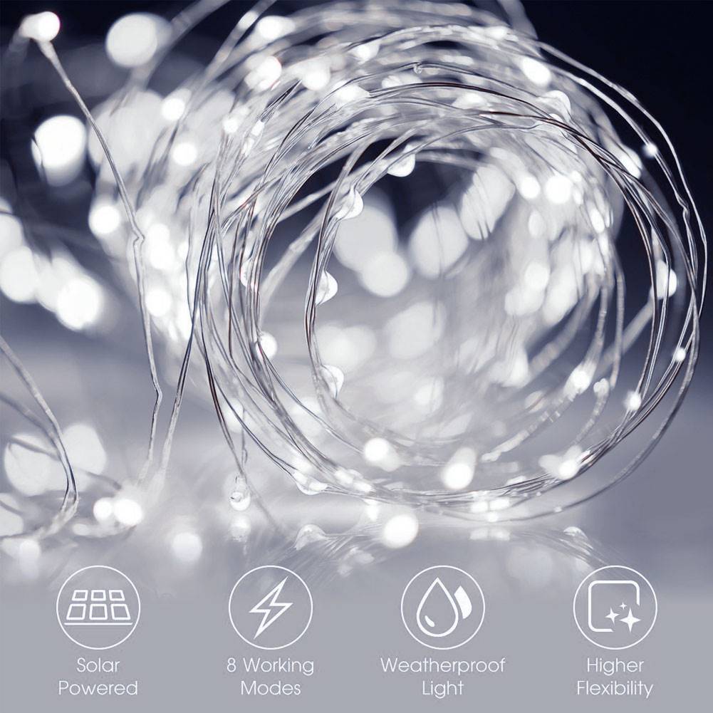 推荐5/10/20/30m Solar LED Light Solar String Lights Fairy Li