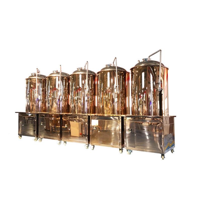精酿酿家用造设备AGT啤酒精酿加器工机大型酿精啤酒厂酿造设备