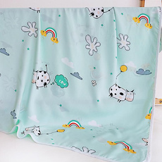 Пакет стерилизации 夏季儿童夏凉被宝宝双层人造绵绸空调被幼儿园午睡凉爽薄被棉绸被