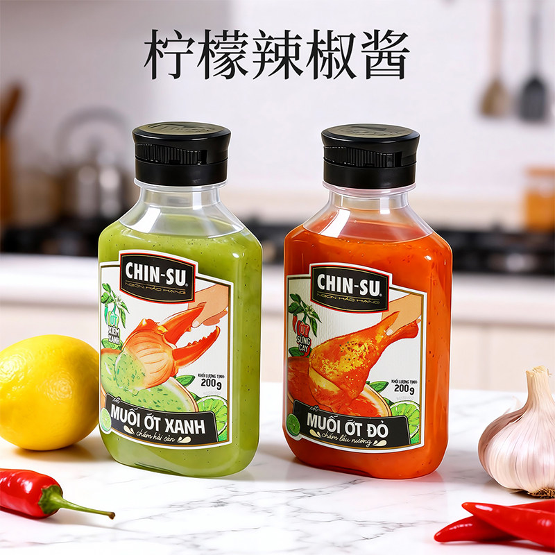 越南进口CHIN-SU金苏辣椒酱青柠檬青椒酱调味品蘸料炒菜烹饪调料