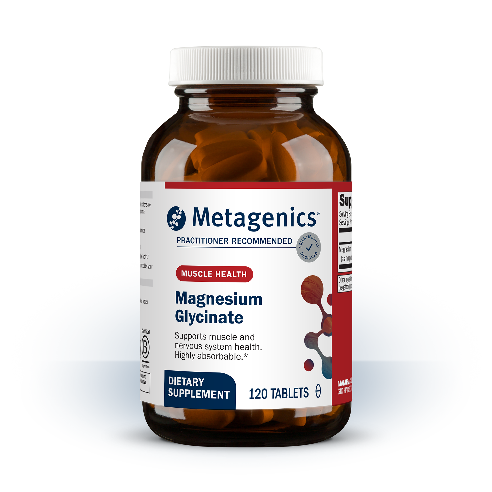 保税 Metagenics Magnesium Glycinate 甘氨酸镁120粒