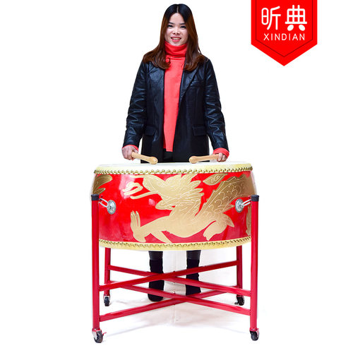 鼓牛皮鼓中国红鼓龙鼓t舞蹈鼓教学鼓乐器威风锣鼓战鼓堂鼓