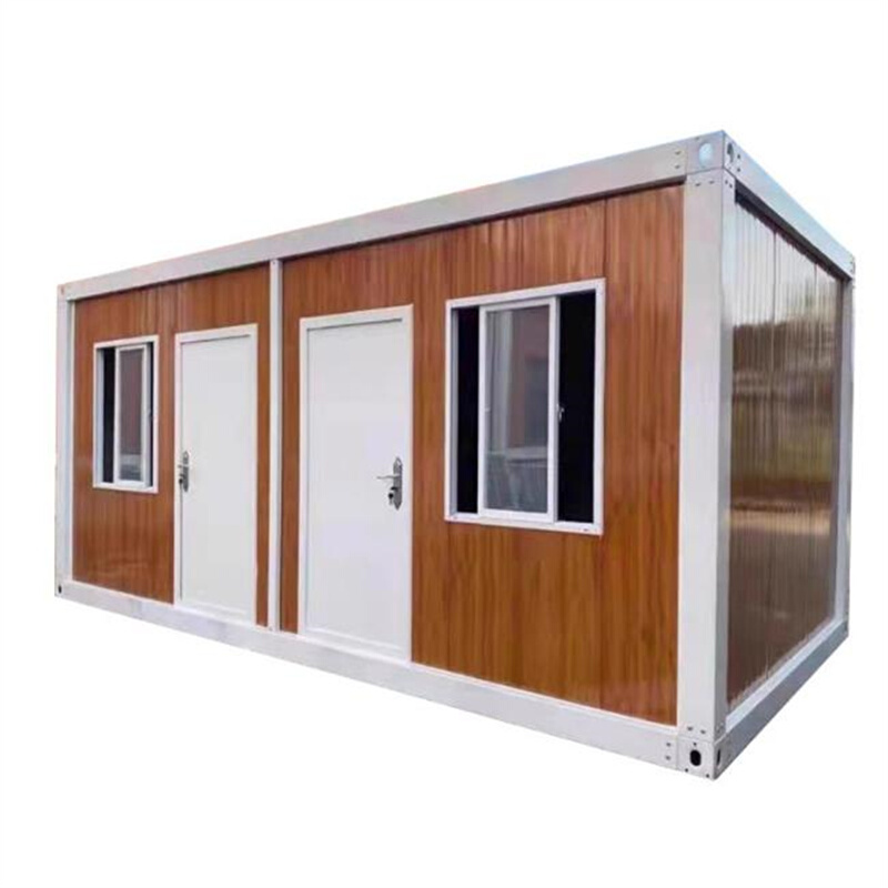 房移动活动家用玻璃幕墙轻钢别墅打包集装箱阳光房组合箱房板房