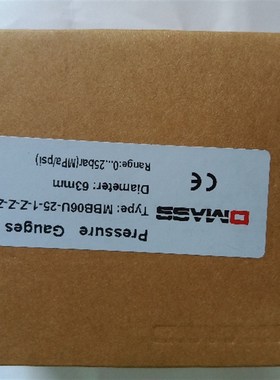 进口DMASS德玛仕EN837-1 德国压力表MBB06U-400-1-Z-Z-Z 63表面