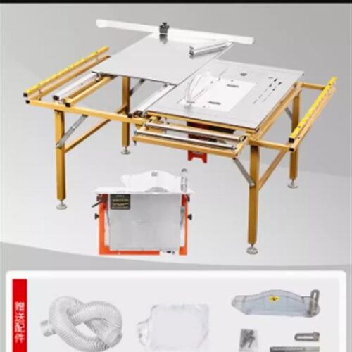 木工专用切割机台无尘子母台锯推台电锯精密工作台多功能一体机