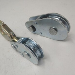 手动手摇绞盘滑轮小型卷扬机起吊起重空调广告安装钢丝绳滑轮