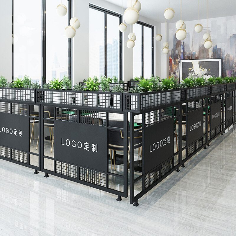 铁艺简约屏风酒吧围栏装饰半截花架餐厅绿植矮隔断墙饭店卡座护栏,办公设备/耗材/相关服务,办公线材,淘宝优惠券,粉丝福利购,淘宝优惠卷