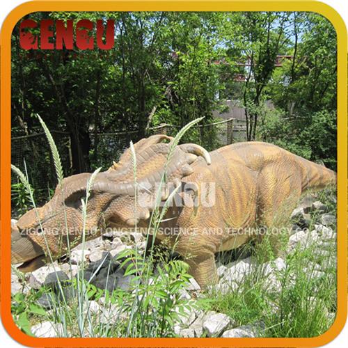 厚鼻龙仿真恐龙恐龙化石恐龙模型恐龙骨架大型仿真产品