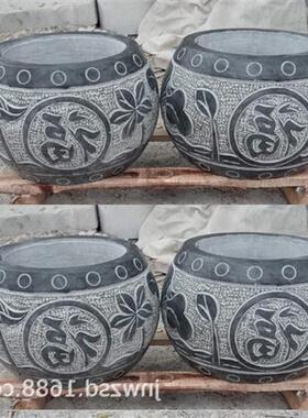 古建柱脚石厂家寺庙石头柱基制作价格大殿雕花石柱础图片