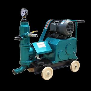 单缸活塞式水泥注浆机桥梁隧道预应力压浆机灌浆灰浆泵电动注浆泵