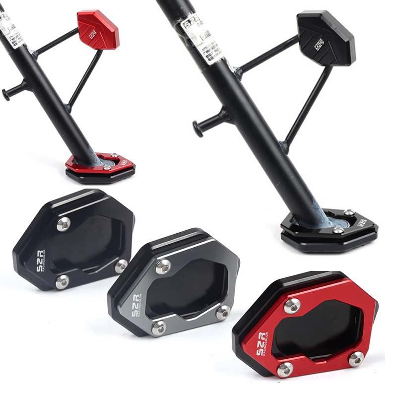 适用春风450SR NK改装加大边撑垫加大座加宽防滑侧撑脚撑垫