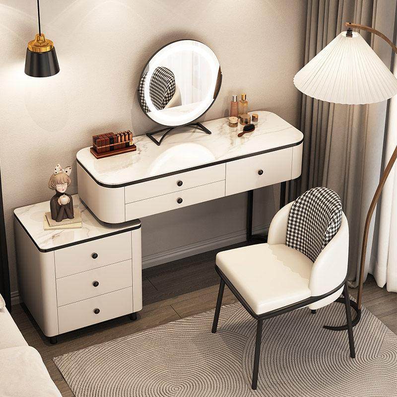岩板实木化妆台小户型现代简约高级轻奢简易书桌化妆桌一体,住宅家具,梳妆台/桌,淘宝优惠券,粉丝福利购,淘宝优惠卷